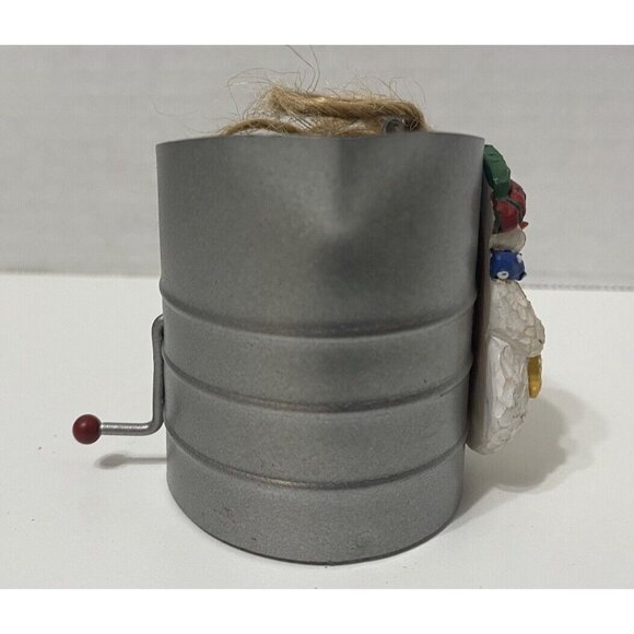Snowman Flour Sifter Christmas Ornament Gooseberry Patch Baker Baking Gift - Picture 5 of 5